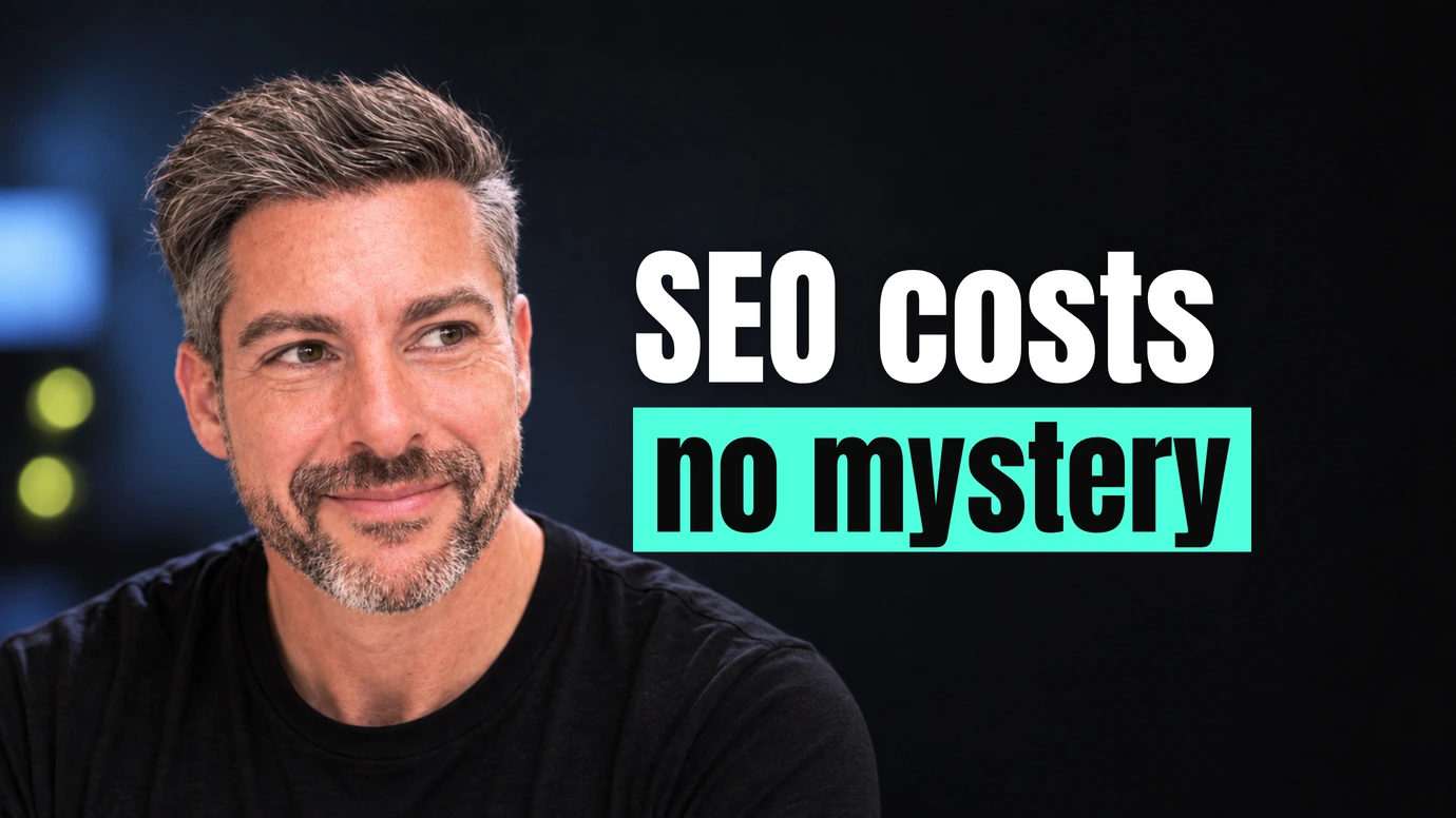James Ansell, founder of Code23, glancing at the headline SEO costs, no mystery