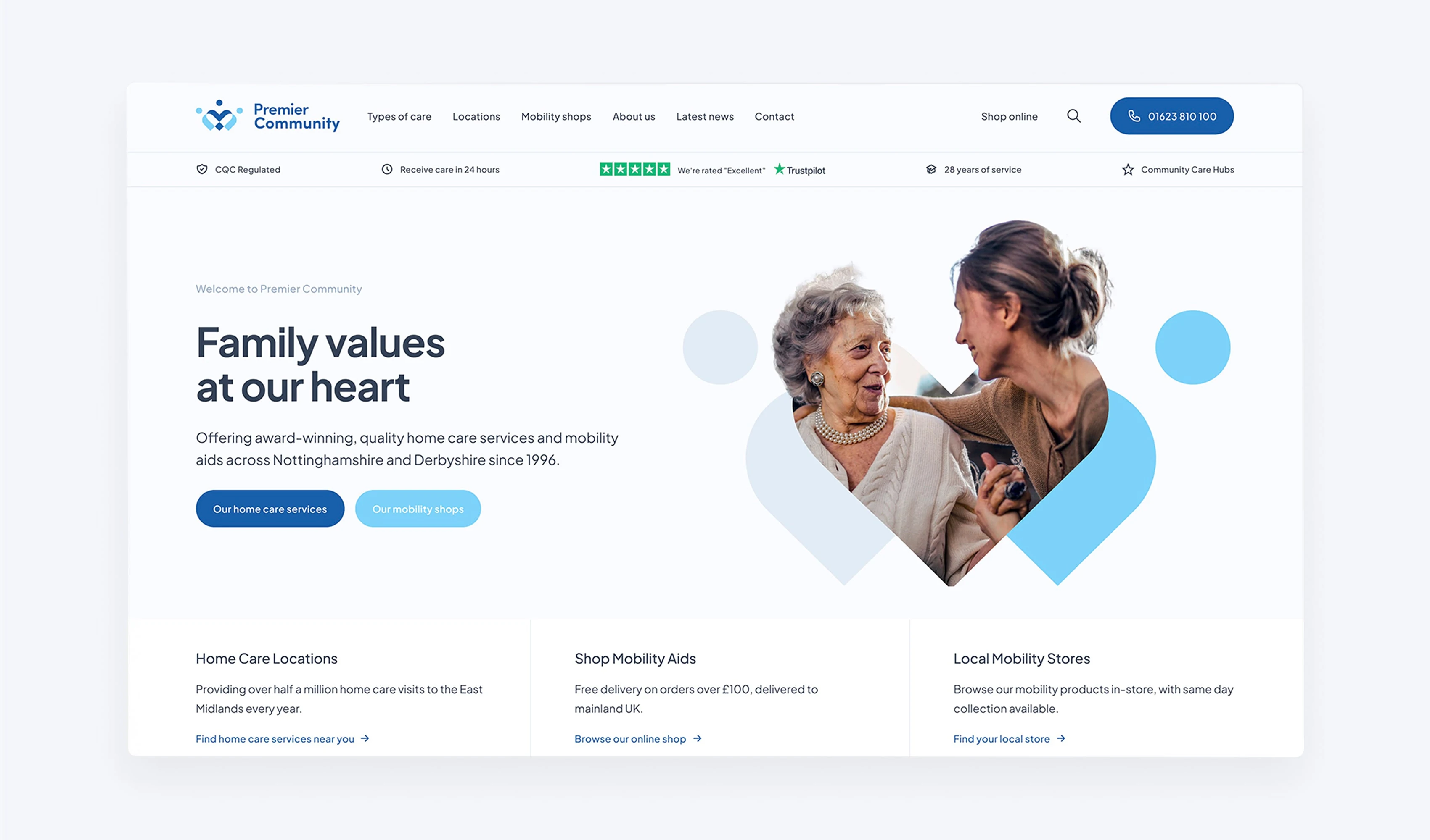 Premier Community care experience showcase