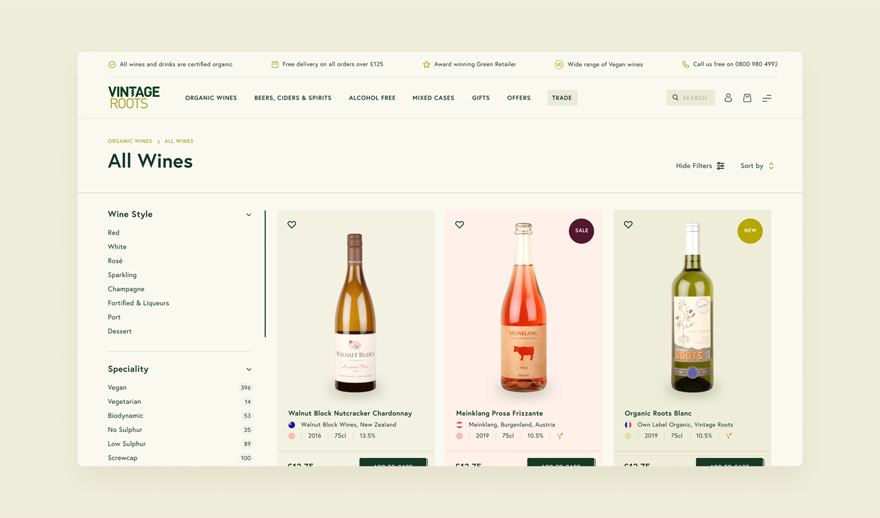 Vintage Roots wine discovery showcase